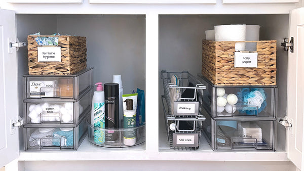 Bathroom Organizing Packs Tutorial