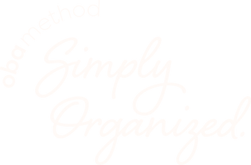 Oba Method – Simply Organized Logo