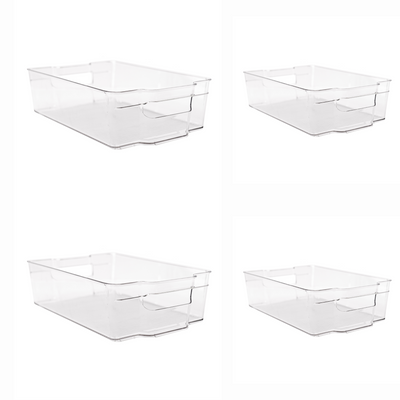 Fridge Bins set of 4- 2 large & 2 medium