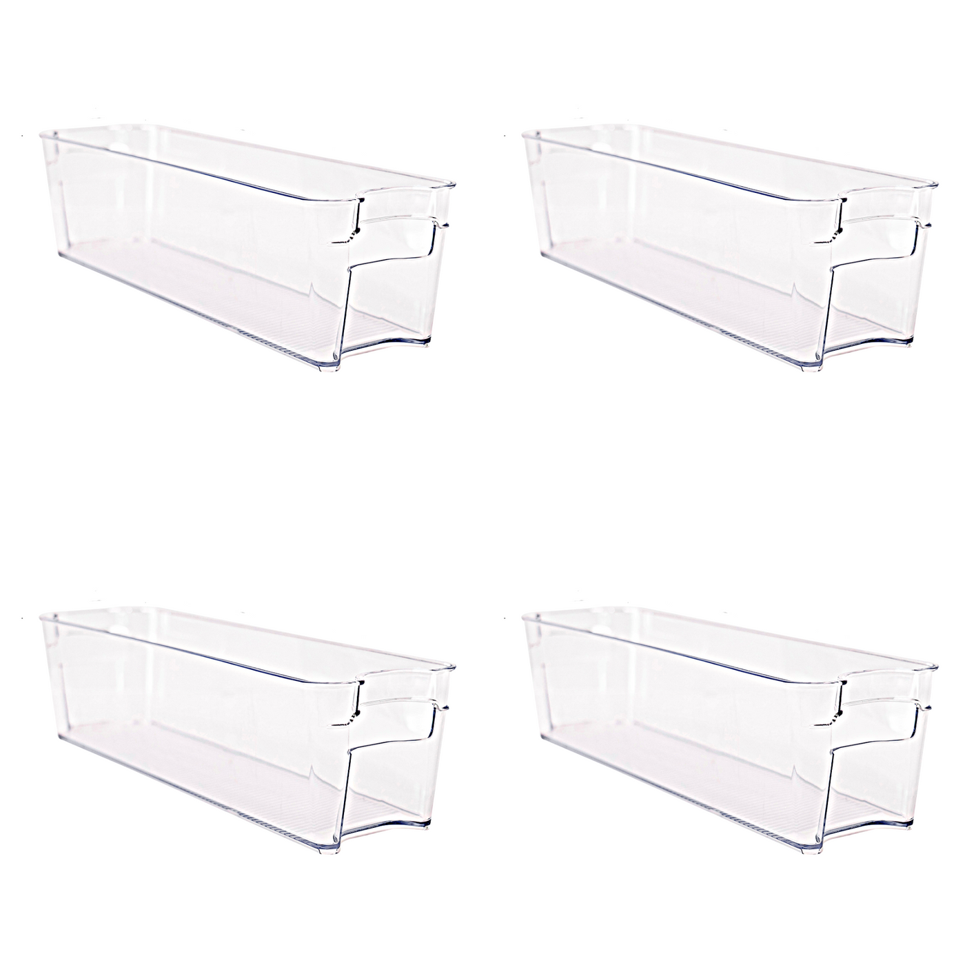 Narrow fridge bins set of 4