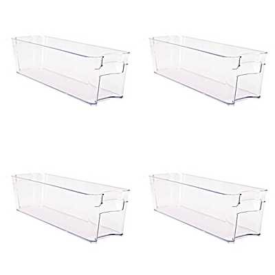 Narrow fridge bins set of 4