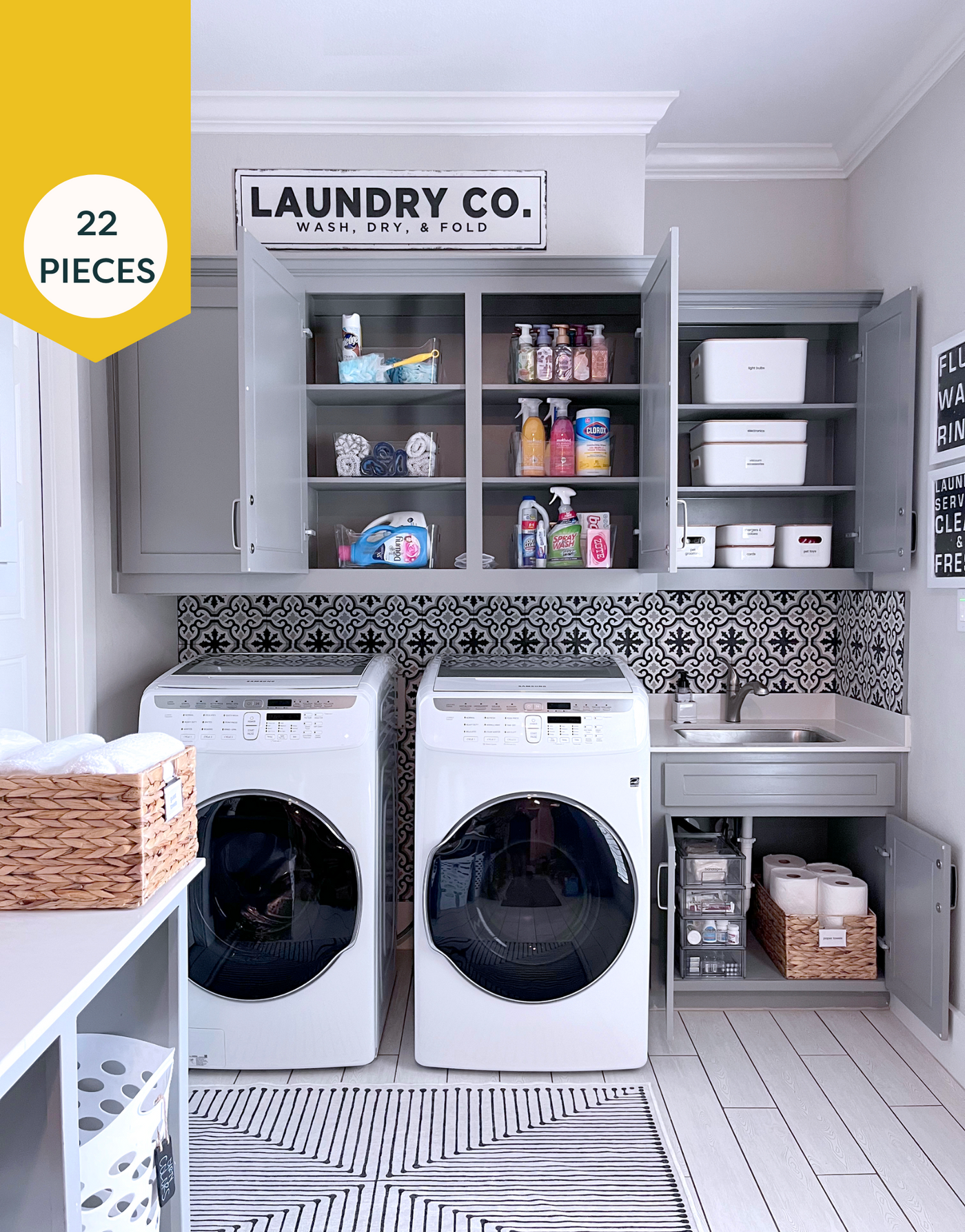 Laundry & Household Organizing Pack-Large