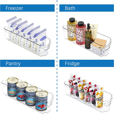 Narrow fridge bin info