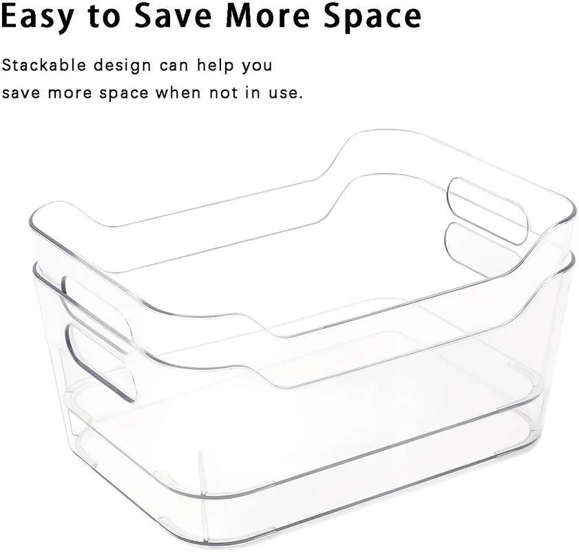 Clear bin nested for space saving