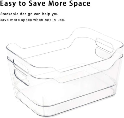 Clear bin nested for space saving