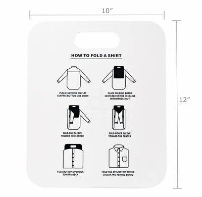 Perfect Fold Board measurements 10 x 12