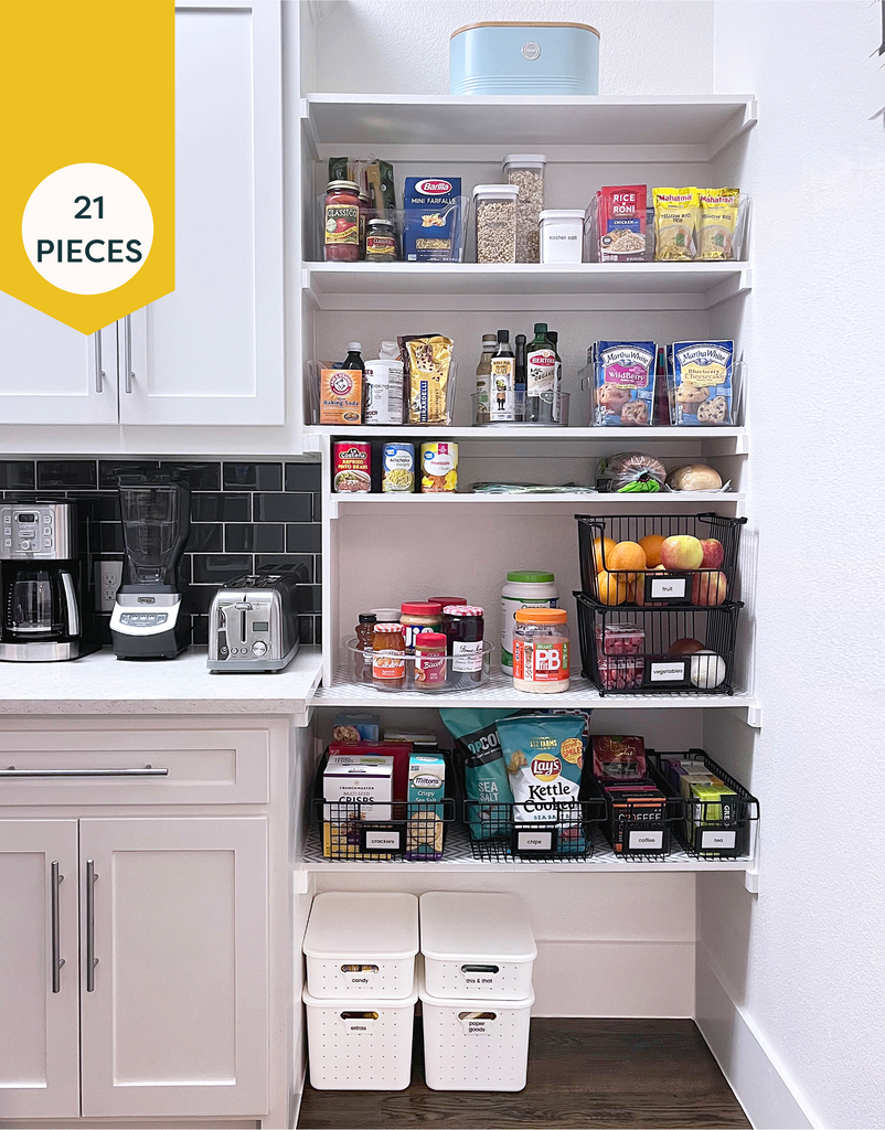 Oba Method Kitchen Pantry Solution 12 Piece Complete Organizing Storage  Pack, Basics, Home Organization
