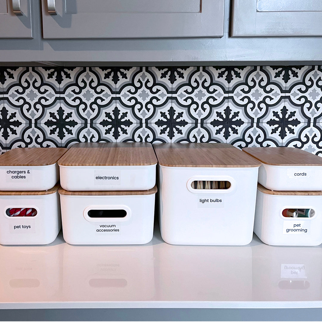 7 Stacker bins for household organization