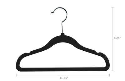 Velvety Stay Put Hangers – Child, measurements